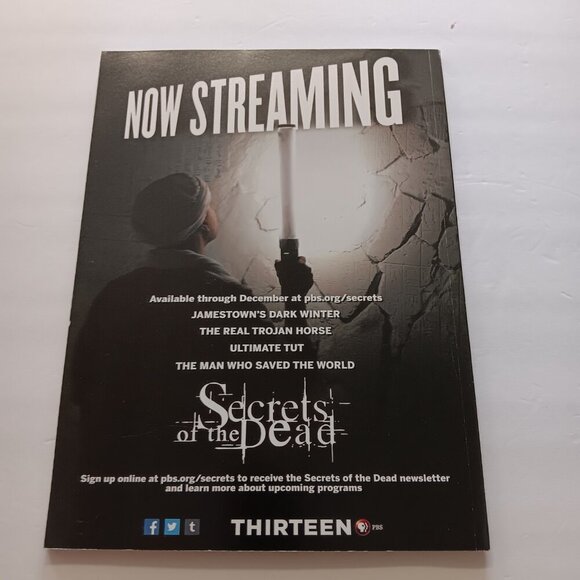 PBS Secrets of the Dead Magazine Ancient Mysteries Vampires King Tut Atlantis - Picture 2 of 2
